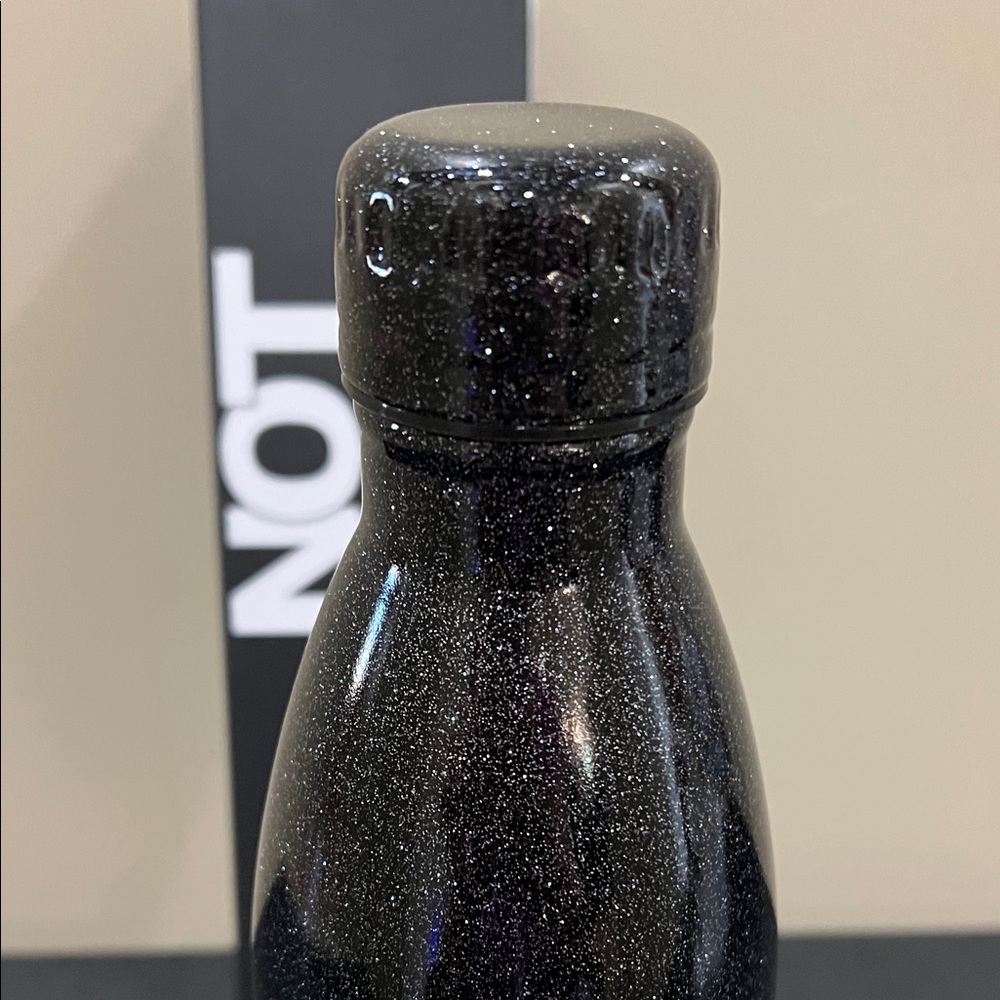 Not Vodka | Glittery Black Insulated Water Bottle | 25oz - Picture 6 of 9